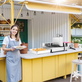 Commercial Automatic Donuts Making Machine Doughnut Maker 6 Rows 360 PCS/H