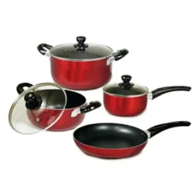Better Chef 7-Piece Aluminum Non-Stick Cookware Set With Bakelite Handles