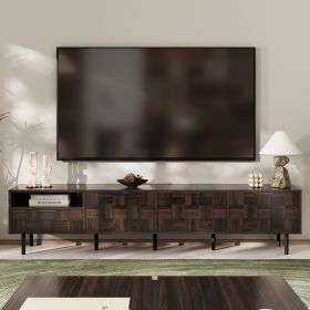 78  Mid Century Modern TV Stand For 65 Inch TVs, TV Console With Storage Cabinets For Living Room, Entertainment Center Storage