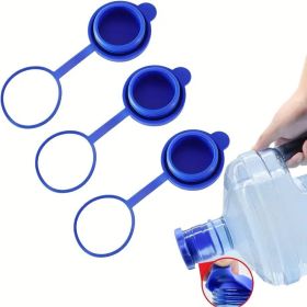 Triple-Seal Spillproof Water Caps - 3 Pack Replacement Lids for 5 Gallon Bottles (55mm Opening) - BPA-Free & Durable