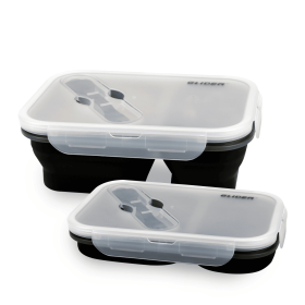 GLIDER LB Black Bento Premium Lunch Box & Food Storage Containers