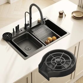 Easy-to-press automatic cup claning kiet - perfect for homes, cafes and restaurants - requires no electricity and is durable plastic