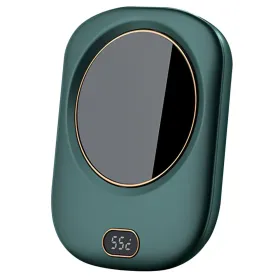 Electric Coffee Mug Warmer For Desk Auto Shut Off USB Tea Milk Beverage Cup 3 Temperature Setting (Option: Green)