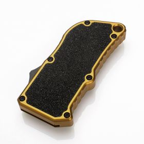 Aluminum Retractable Multi-Purpose Knife, Includes 5 SpareBlades -Quick Replacement, EDC Tool Pocket Knife (Option: Yellow)